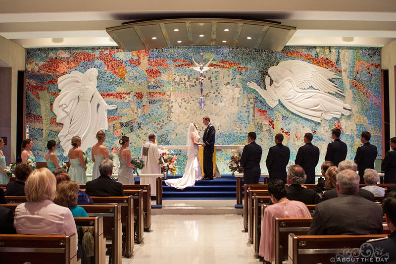 Wedding at the Air Force Academy in Colorado Springs, Colorado