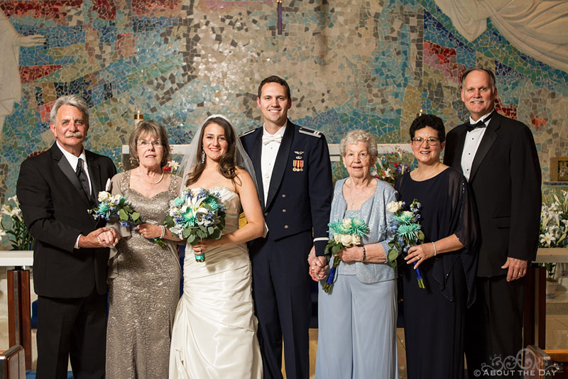 Wedding at the Air Force Academy in Colorado Springs, Colorado