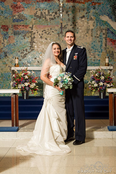 Wedding at the Air Force Academy in Colorado Springs, Colorado