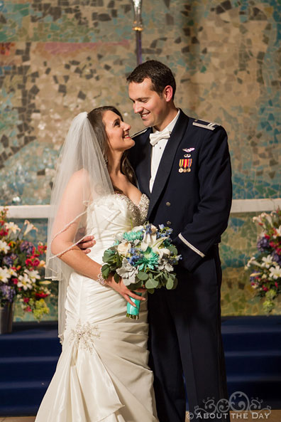 Wedding at the Air Force Academy in Colorado Springs, Colorado