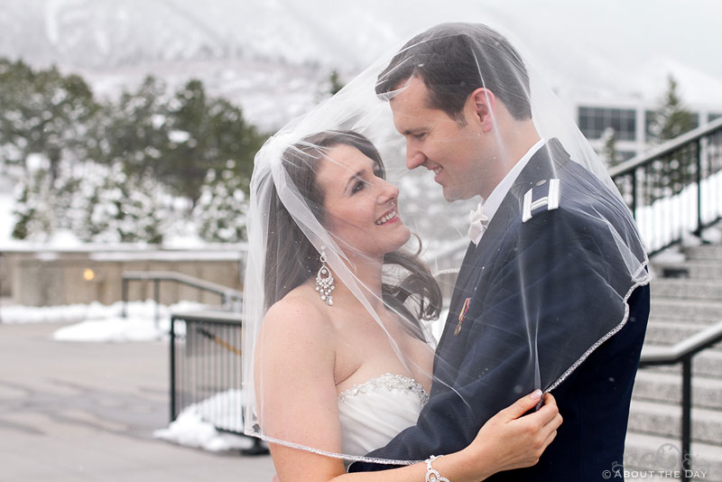 Wedding at the Air Force Academy in Colorado Springs, Colorado