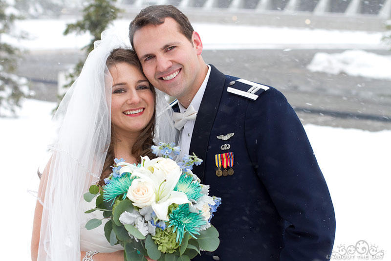 Wedding at the Air Force Academy in Colorado Springs, Colorado