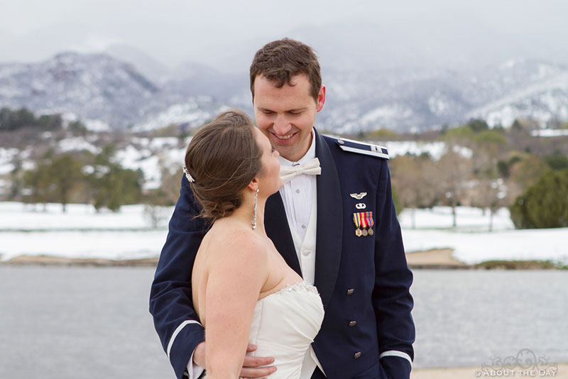 Wedding at the Air Force Academy in Colorado Springs, Colorado