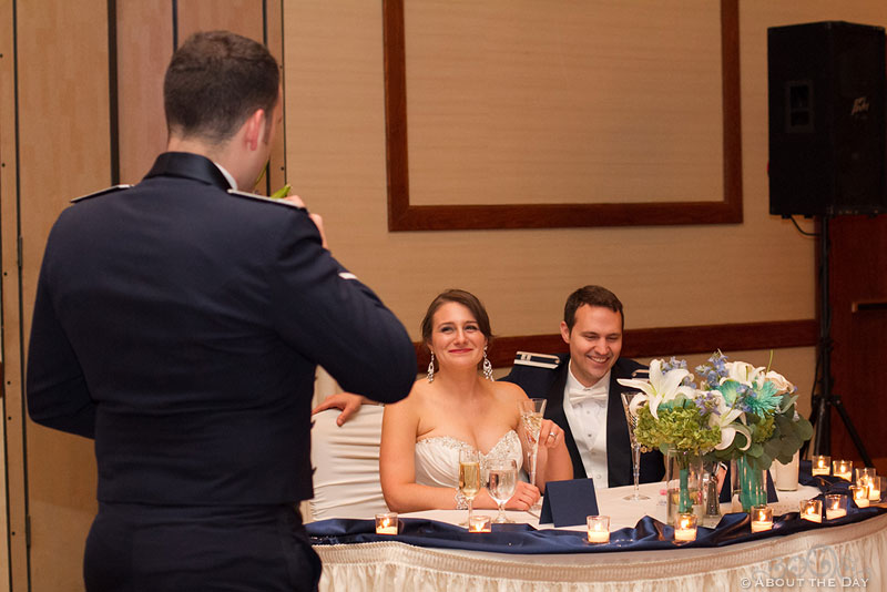 Wedding at the Air Force Academy in Colorado Springs, Colorado