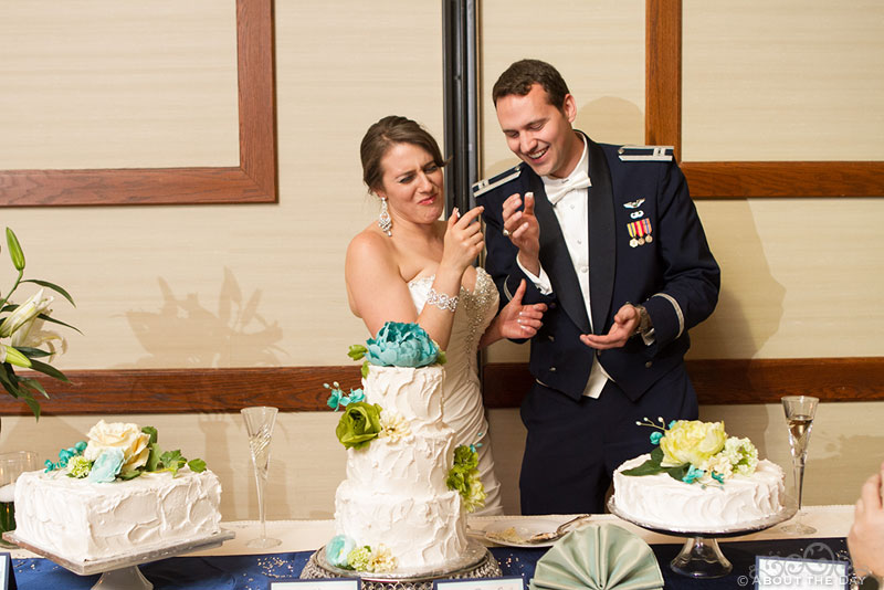 Wedding at the Air Force Academy in Colorado Springs, Colorado