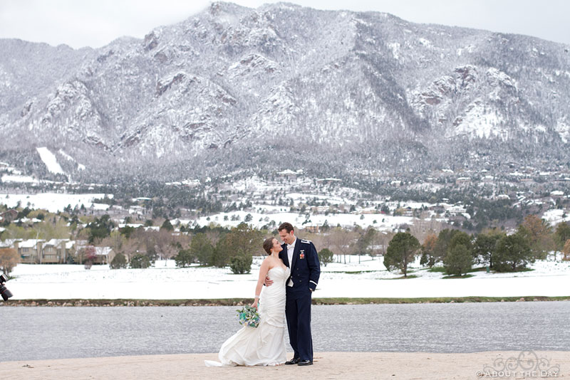 Wedding at the Air Force Academy in Colorado Springs, Colorado