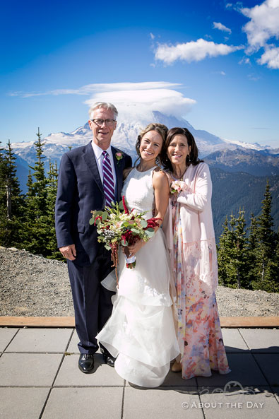 Alex and her mother and father