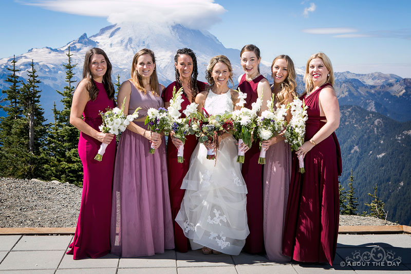 Alex and her Bridesmaids