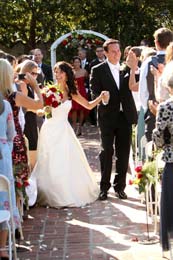 The Bride and Grooms recessional