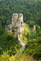 The Castle of Burg Eltz in Münstermaifeld, Germany