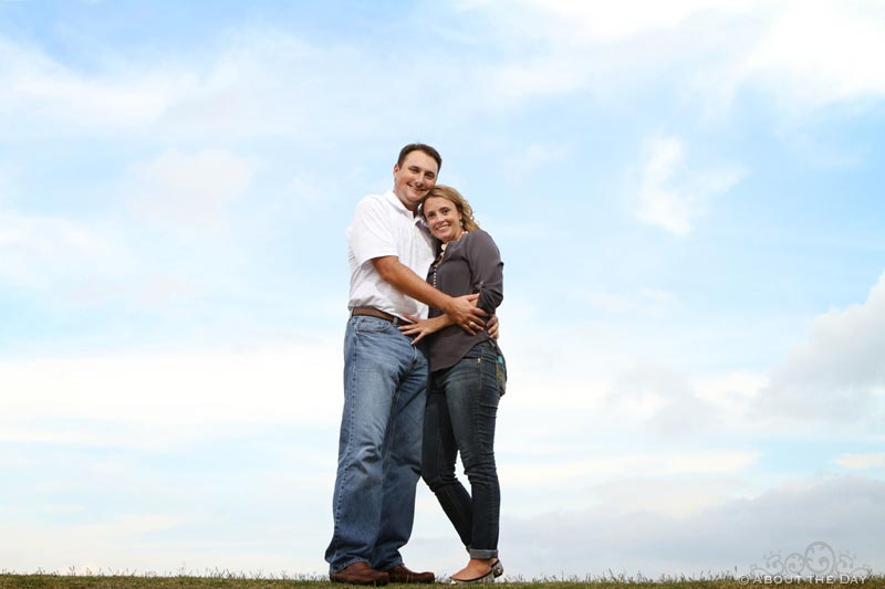 Engaged couple at the Filter Building & Pump House in Dallas, Texas