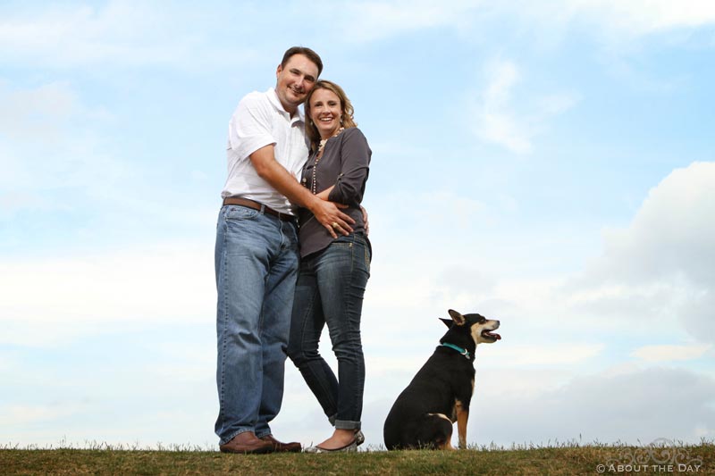 Engaged couple at the Filter Building & Pump House in Dallas, Texas