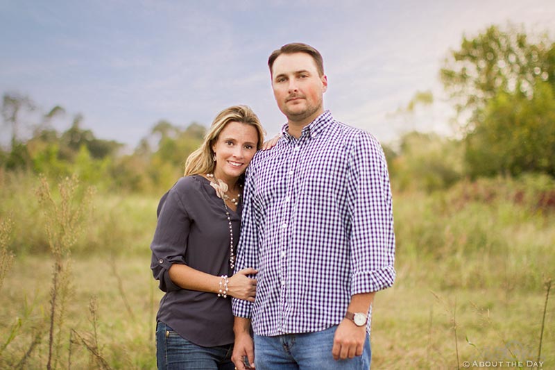 Engaged couple at the Filter Building & Pump House in Dallas, Texas