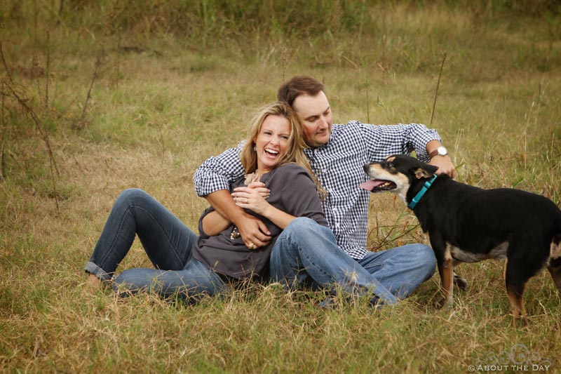 Engaged couple at the Filter Building & Pump House in Dallas, Texas