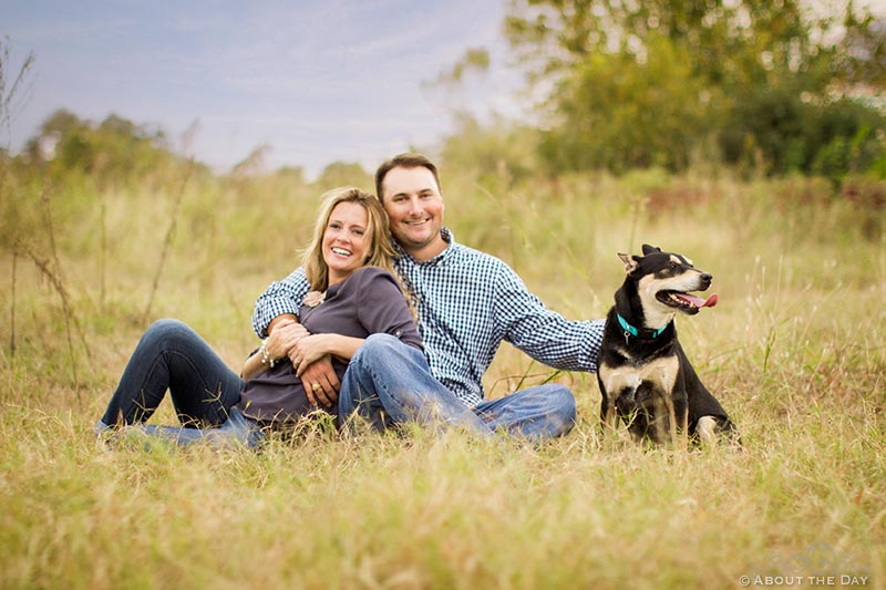 Engaged couple at the Filter Building & Pump House in Dallas, Texas