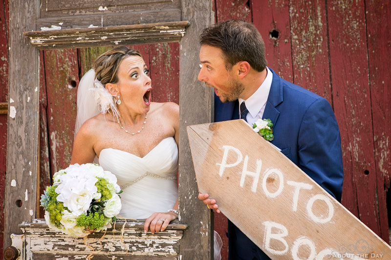 A very BIG surprise for Bride and Groom at the photo booth