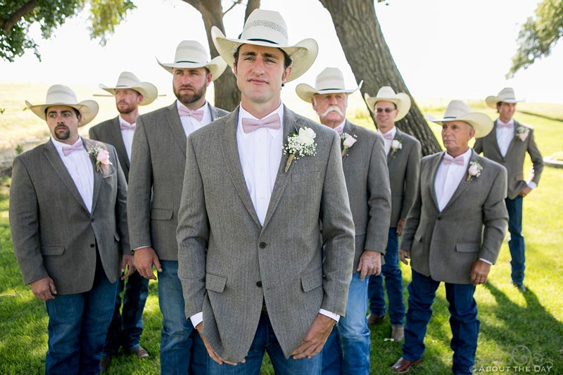 Cowboy Groom and Groomsmen