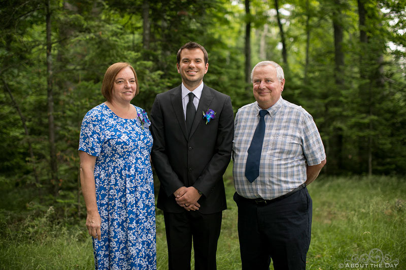 The Groom with his parents
