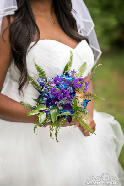 Brides lovely flowers