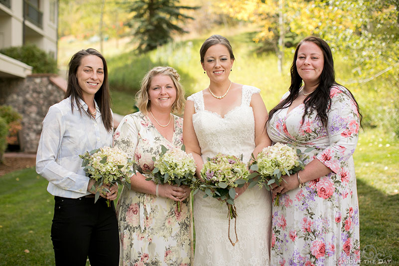 Kim and her Bridesmaids at Beaver Creek Lodge