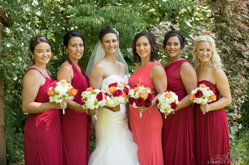 Rochelle and her Bridesmaids