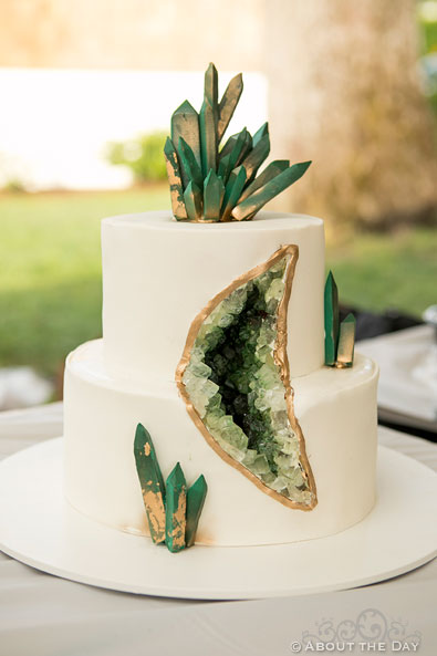 Dragon Stone theme Wedding Cake