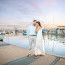 Eric and Ami on Bremerton boardwalk at sunset