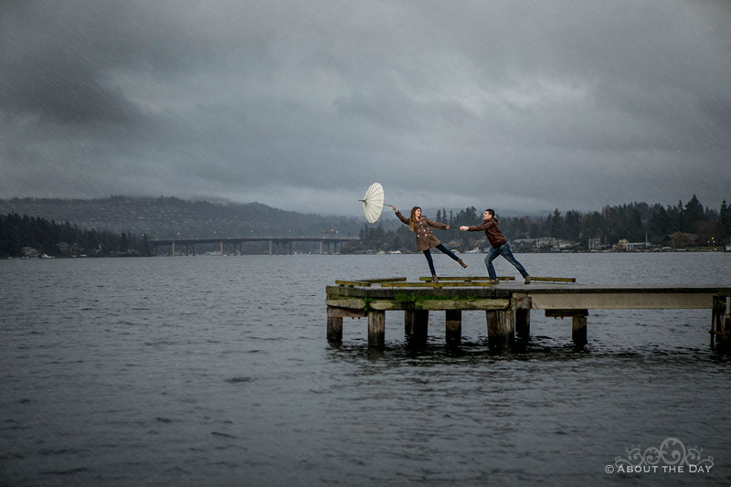 It looks like Will & Madelyn will be blown into Lake Washington