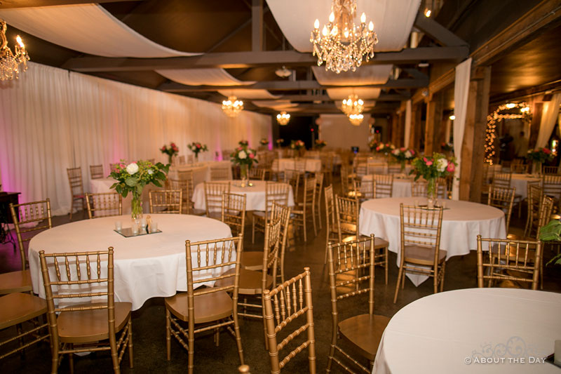 Will & Madelyn's reception settings