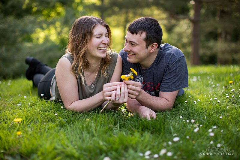 Bradley & Rachel engagement photos at Seattle Arboretum