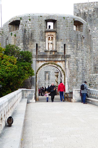 Debrovnik's city gate