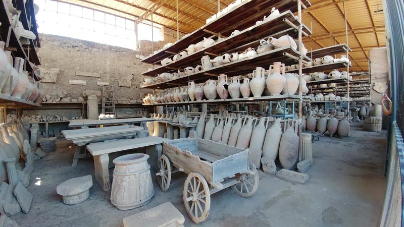 Just some of the artifacts salvaged from Pompei