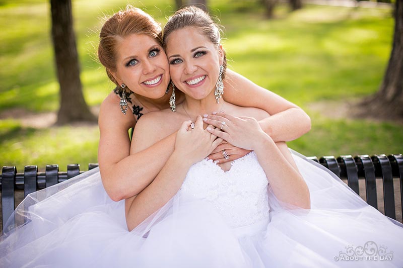 The Bride and her lovely sister in Manito Park