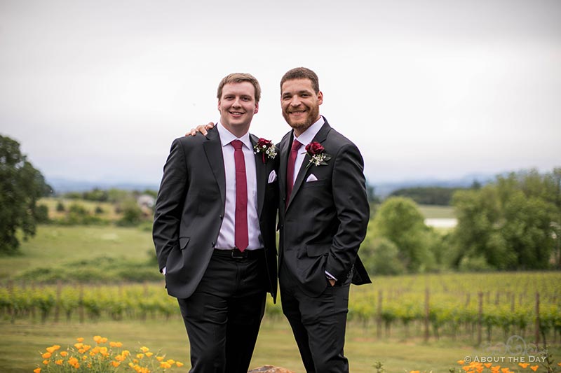 The Groom and his best man