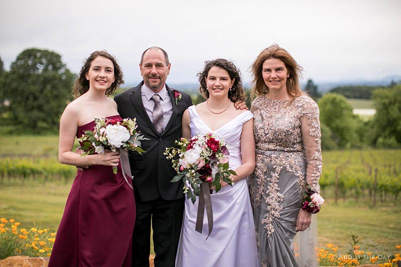 The Bride and her family