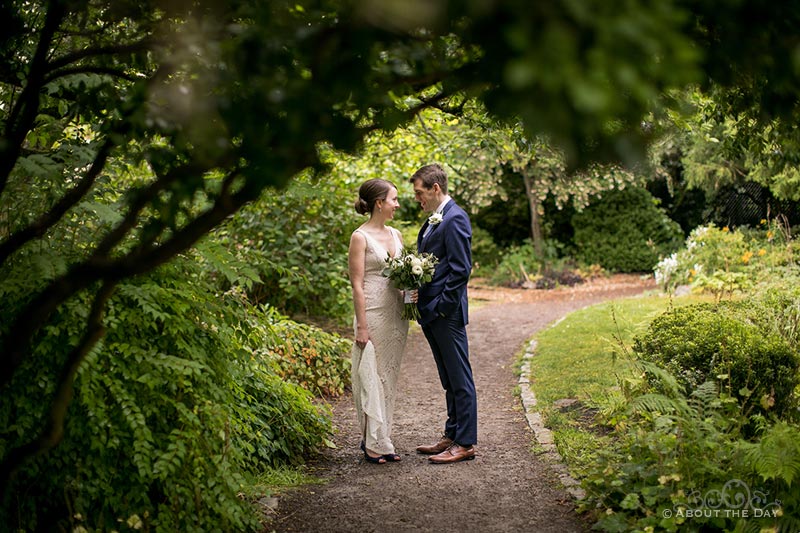 David & Vanessa at Parsons Gardens in Seattle